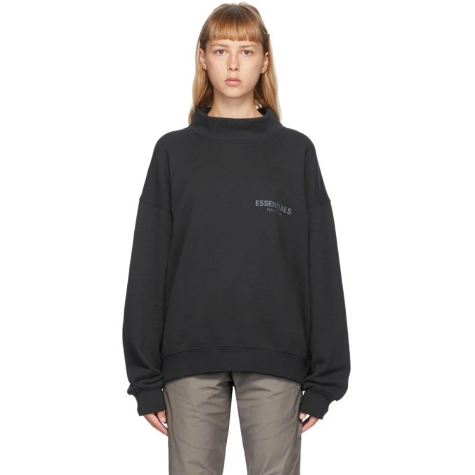 Essentials Crewneck Sweater In Black